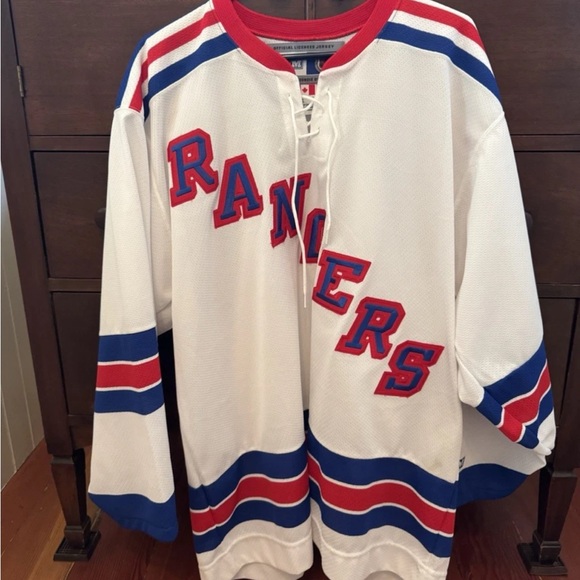 CCM Other - Vintage CCM New York Rangers Jersey Men’s Large White Blue Red NHL Hockey